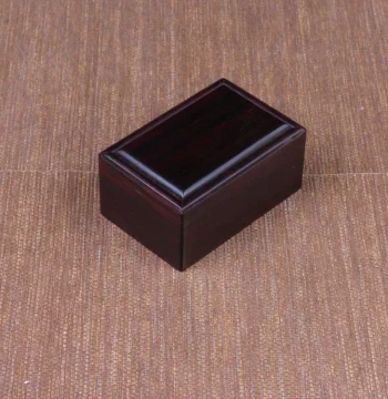 Jewelry Box Large-Leaf Red Sandalwood Small Seal Storage Collectible