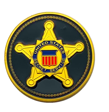 In Stock: US Five-Pointed Star Gold-Plated Commemorative Medal, Display Coin, Craft Gold Coin, Relief Commemorative Token