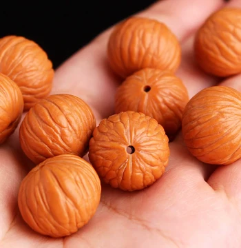 Monkey Head Rich Guy Strand, Old-Style Barrel Small Walnut Bracelet, Single Loose Beads, Phoenix Feather Monkey Head Pumpkin Pile Single Loop Wenwan Buddhist Beads