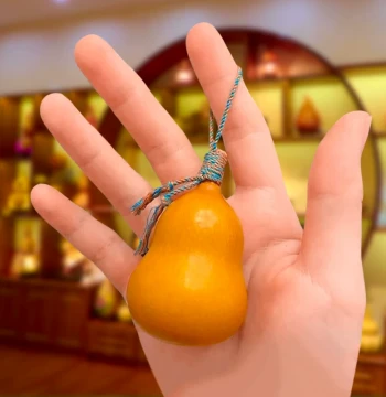 [Little Chubby] Gourd Hand Piece Pure Natural Pendant Hand-Twisted Charm Versatile Wenwan Play Piece New Chinese Style Accessory