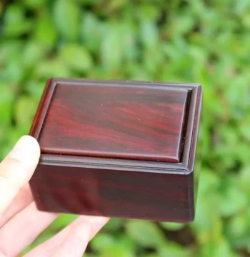 Rosewood Jewelry Box Solid Wood Storage for Jade and Seals