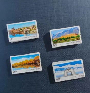 Stamps Kashgar Scenery 5 Sets Philately Collection