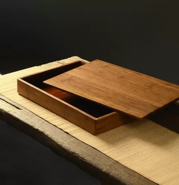 Heavy Bamboo Wenwan Box Bamboo Wood Study Space Brush Storage Box Writing Tray Seal Storage Box Collectible Jewelry Box