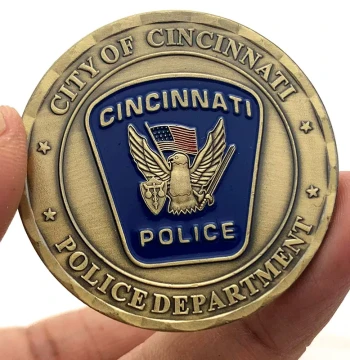In Stock: US Saint Michael Guardian Cincinnati Commemorative Medal, Relief Libra Gold Coin, Commemorative Currency