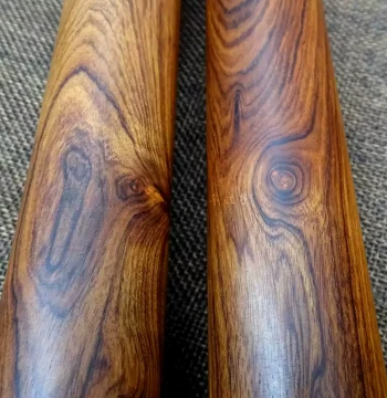Hongguibao Rosewood Stick Wenwan Handheld Piece Solid Hardwood Round Rod Craft Wood Material Solid Rolling Pin Raw Wood Circular