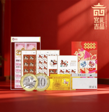 Commemorative Album 2026 Year of the Horse Stamps Coins Banknotes