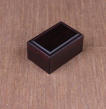 Rosewood Jewelry Box Small Solid Wood Storage for Seals and Jade