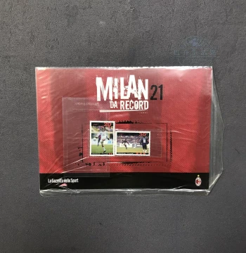 Volume 21: Seedorf, Tomasson - AC Milan 2003/2004 Championship Commemorative Stamp Album, Serie A Football Italy