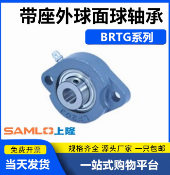 Shanglong Pillow Block Outer Spherical Ball Bearing - Light Duty Diamond Flange Type BRTG-12/15/17/20/25/30/35