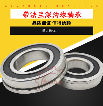 Flanged Deep Groove Ball Bearing with Shoulder ID 20 25 30 35 40 45 50mm F6008