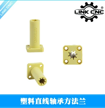 Link cnc Engineering Plastic Linear Bearings, Square Flange Extended LMK8LUU, Oval Flange LMH8LUU