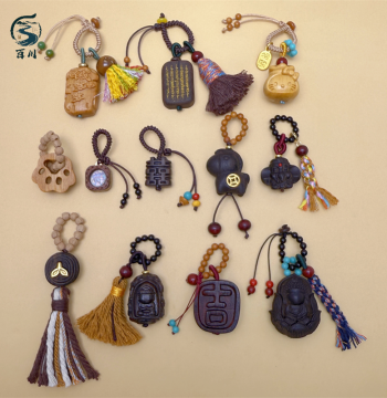 Agarwood Sandalwood Red Sandalwood DIY Hand-woven Small Tassel Pendant, Original Design Fashion Accessory Beads and Components