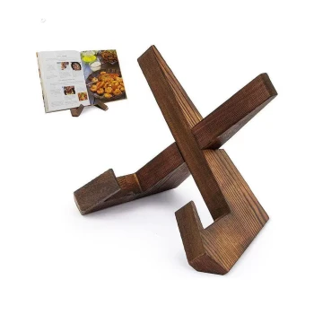 Solid Wood Rock-Style Picture Frame Stand, Display Rack, Clock Base, and Ornament Appreciation Board Support