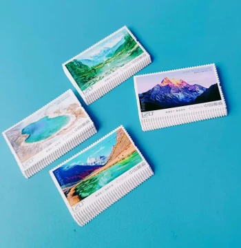 Commemorative Stamps 120-Fen Daocheng Yading 5 Sets Mail-Ready