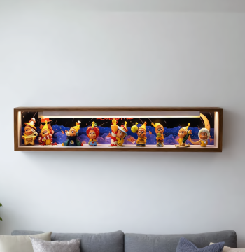 Acrylic Dust-Proof Storage Box Display Rack Wall-Mounted No-Drilling Star Figure Blind Box Ornament Wall Display Cabinet