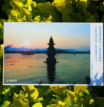 Hangzhou West Lake Ten Scenes Postcards: Original Photography, Exquisite Images, 10 Pieces, Thickened Edition, Nationwide Delivery