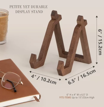 Solid Wood Picture Frame Stand Back Support, Photo Album Support Bracket, Photo Ornament Decorative Painting Display Base, Painting Oil Painting Stand