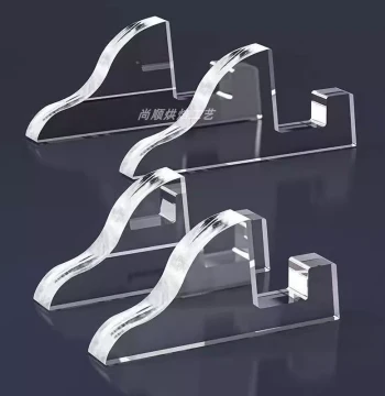 Transparent Acrylic Picture Frame Display Stand – Minimalist Holder for Phones, Tablets, Art Frames, Books, and Newspapers