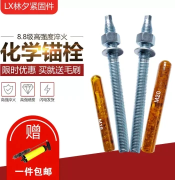 High-Strength Chemical Anchor Bolts Grade 8.8/10.9/12.9 - Extended Galvanized Expansion Screws M20