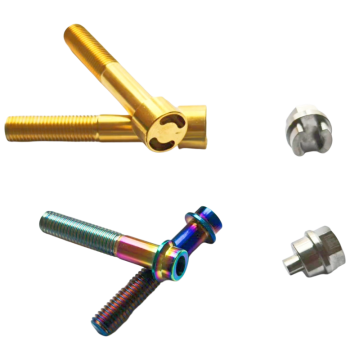 TC4 Titanium Alloy Large Caliper Anti-Theft Screws for Brembo/Nissin - M6/M8/M10