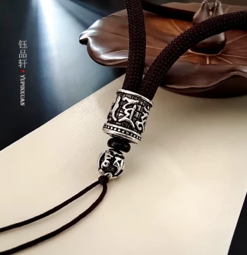 Premium Handheld Ornament Lanyard, High-End Jade Pendant Cord, Slingshot Safety Rope, Key Lanyard, Cultural Plaything Cord, Luxury Jade Wrist Strap
