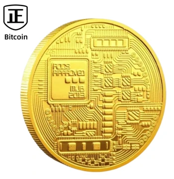 Commemorative Bitcoin Gold Coin BTC Foreign Currency US Dollar World Coins Bit B American Commemorative Coin Hard Gift for Others
