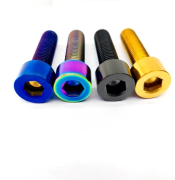HLMET High-Strength Titanium Alloy Socket Head Cap Screws M4 M5 M6 M8 M10 Series for Auto/Moto Modification