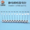 2mm Thick Needle Electrostatic Spray Gun Discharge Needle with Stainless Steel Base, Manual Spray Gun Nozzle, Powder Coating Machine Accessories