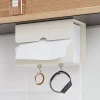 Magnetic Punch-free Tissue Holder for Mirror Cabinets and Kitchen Cupboards