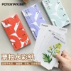 Zunjue Ticket-style 100% Cotton Watercolor Paper 300g Cold Press for Artists with Deckled Edges