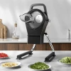 Teruisi Electric Fruit and Vegetable Slicer, Multifunctional Chopper for Cafeterias and Hotels, Cutter for Green Onions, Chili Peppers, Radishes, and Ginger