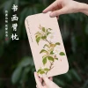 Lanzhai Calligraphy Wool Felt Mat – Mini Arm Rest and Inkstone Pad with Creative Chinese Style Design for Painting and Writing