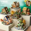 Forest Wooden House Building Blocks - Educational Treehouse Toy for Boys and Girls, Board Game Trendy Blind Box