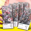 Zunjue 100% Cotton Watercolor Paper Mini Portable Pocket Sketchbook for Travel, 300g Cold Press Thickened Art Notebook for Gouache, Oil Pastel, and Colored Pencil