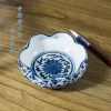 Jingdezhen Blue and White Porcelain Antique Brush Washer, Traditional Chinese Painting Calligraphy Brush Rinse Basin, Large and Small Water Pots
