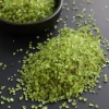 Natural Green Peridot Crushed Stone, Small Raw Particles for Demagnetizing Energy, Aquarium Landscaping DIY Accessories