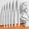 Paper Blending Stumps Art Set for Highlighting, Sketching, and Smudging - Professional Drawing Tools for Artists and Beginners with Rice Paper Details and Oil Pastels