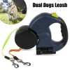 m Dogs Strap Auto Retractable Dual Dog Leash With