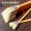Long Handle Bristle Paint Brush - Hog Hair Brush for Oil Painting, Acrylic Wall Art, and Children's Drawing