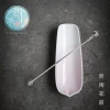 Petal-Shaped Ceramic Tea Scoop and Holder for Gongfu Tea Ceremony