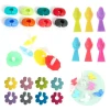 6/8/12Pcs Silicone Red Wine Glass Identification Marker Char