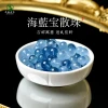 Loose Aquamarine Beads - Gemstone Bracelet Components Including Amber, Southern Red Agate, Gold Rutilated Quartz, Ice-Grade Devil Blue Donghai Crystal