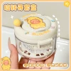 Portable Orthodontic Retainer Cleaning Case - Rotating Travel Box for Invisible Aligners