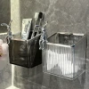 Wall-Mounted Disposable Face Towel Storage Box for Bathroom - Multi-Function Organizer for Used Cotton Towels