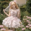 [Anna's Ball] Lolita Ballet-Style JSK Dress, Bridal Princess Gown for Birthdays