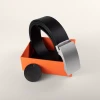 Huahu [Top Layer Cowhide] Japanese-Style Men's Genuine Leather Belt, Simple Casual Business Wide Belt with Automatic Buckle