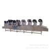 Large Flip-Type Water Draining and Air Drying Machine, Fully Automatic Air Knife Blower for Vegetables, Commercial Continuous Drying Equipment