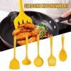1/5 Pack Silicone Kitchen Utensils Set for Cooking Baking
