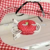 New Cute Tomato-Shaped Cable Organizer Clip for Charging Cords and Headphone Wires, Fabric Fixed Winding Management
