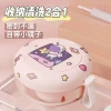 Retainer Storage Case with Mirror for Cleaning and Soaking Portable Orthodontic Aligner Box